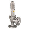 Spring-loaded safety valve Type 15561 series 55.923 stainless steel gastight closed bonnet adjustment range 7.00 - 10.00 barg PN40 DN15